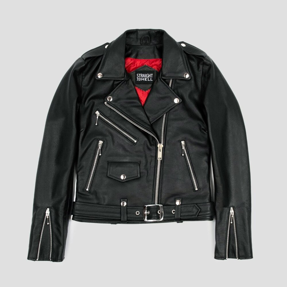 Leather Jacket - Straight to hell - COMMANDO